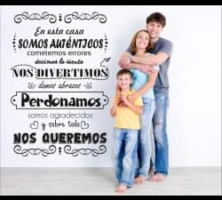 En esta casa somos auténticos