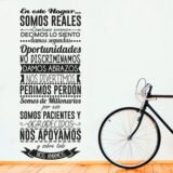 En este hogar somos reales