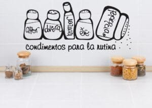 Condimentos para la rutina