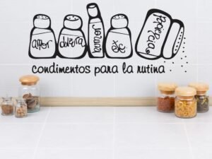 Condimentos para la rutina