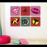 Retablos Logos Superheroes 2