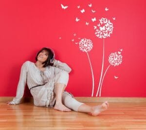 Diente de León y mariposas