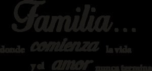 Familia donde comienza la vida