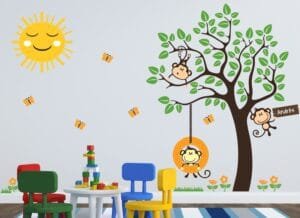 Arboles y Micos (nombre personalizable)