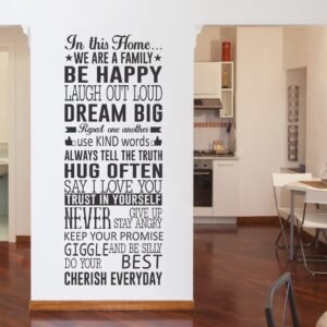 in this home we are a family