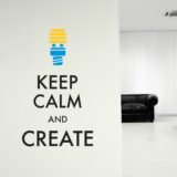 keep calm and create