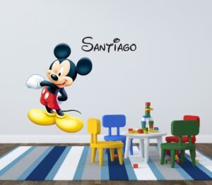 Mickey y nombre personalizado