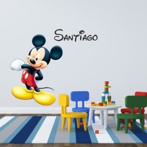 Mickey y nombre personalizado