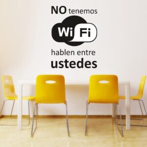 No tenemos wifi