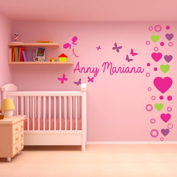 Nombre y corazones