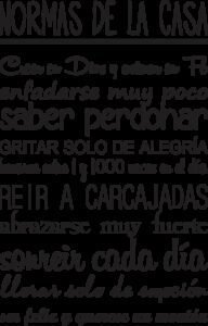 Normas de la casa