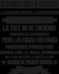 Normas de la cocina