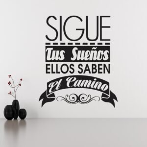 Sigue tus sueños ellos saben el camino