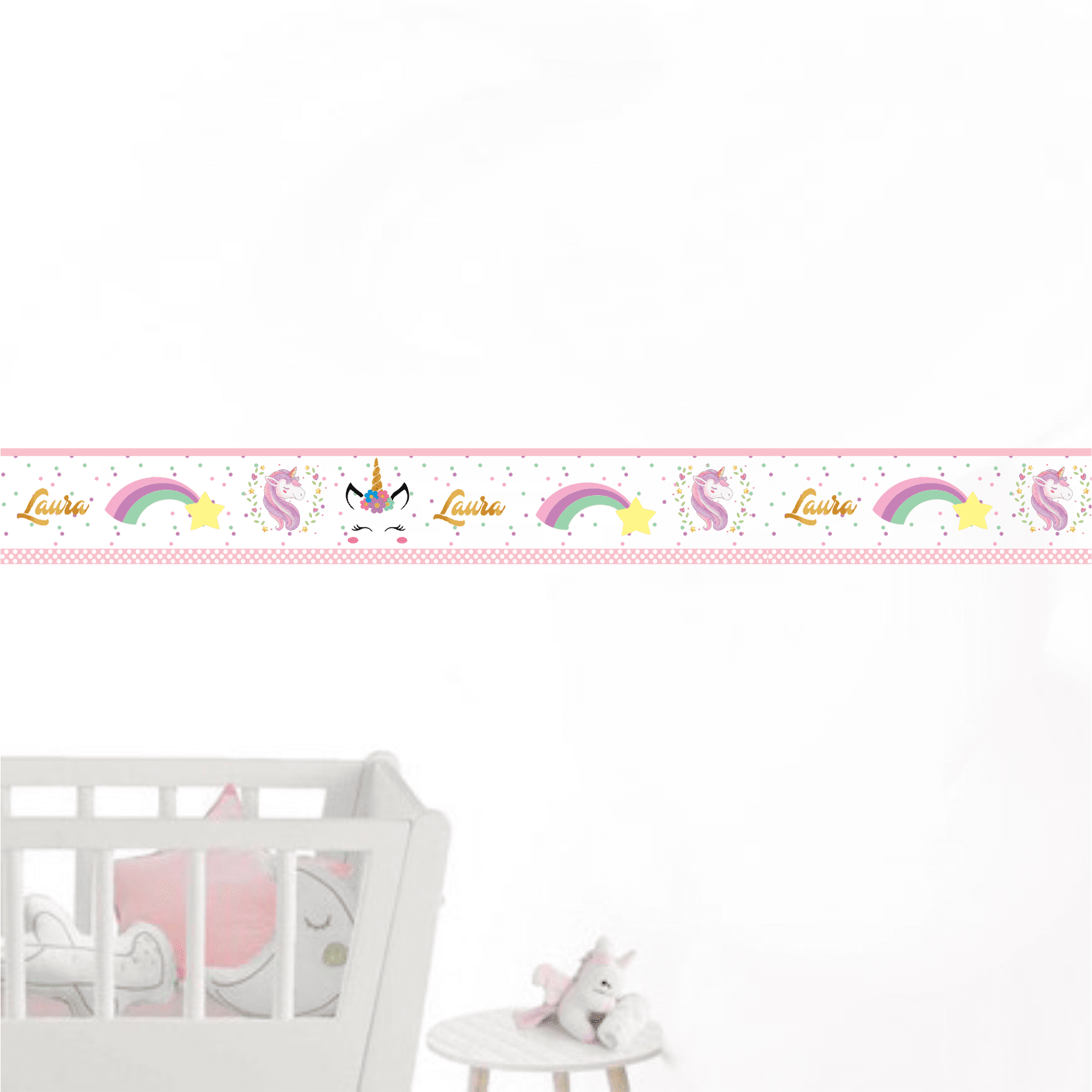 Cenefa Unicornio(nombre personalizado) Cenefa Unicornio(nombre personalizado)