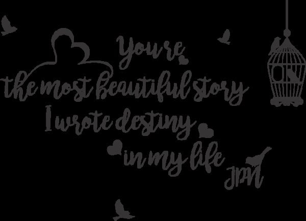 You're the most beautiful story