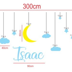 Estrellas colgantes Niño (Nombre persoanlizado)