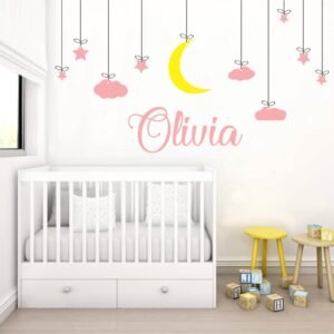 Estrellas Colgantes Niña (Nombre Persoanlizado)