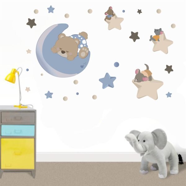 Oso y estrellas