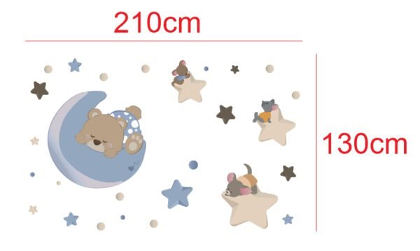 Oso y estrellas