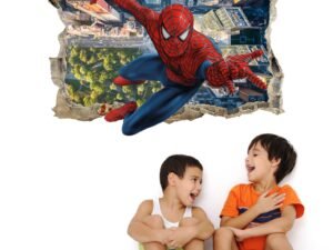 Pared Rota II Spiderman