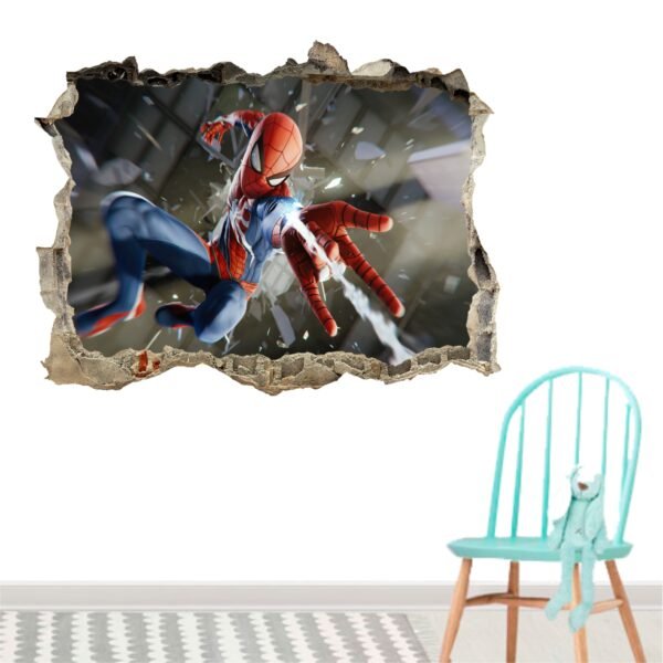 Pared Rota Spiderman 2