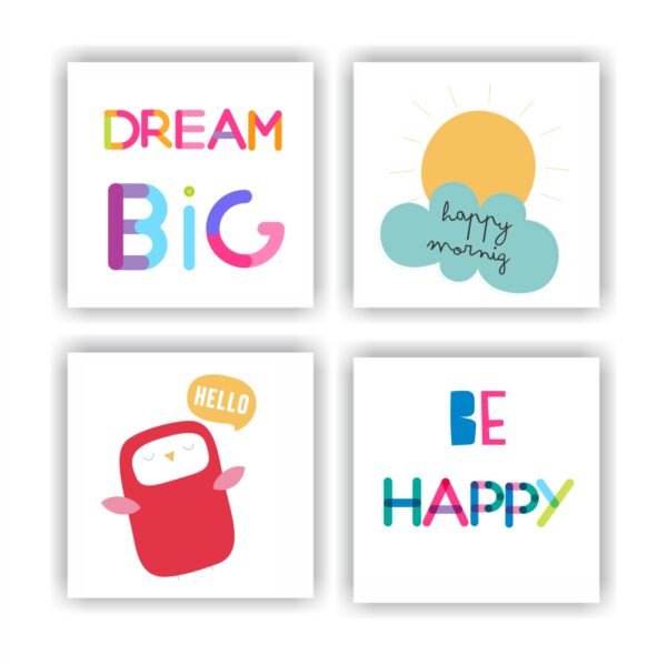 Retablos Dream Big Be Happy