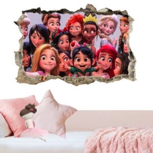 Pared Rota Princesas Disney B