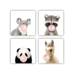 Retablos  Animals  Pink Bubble Gum C