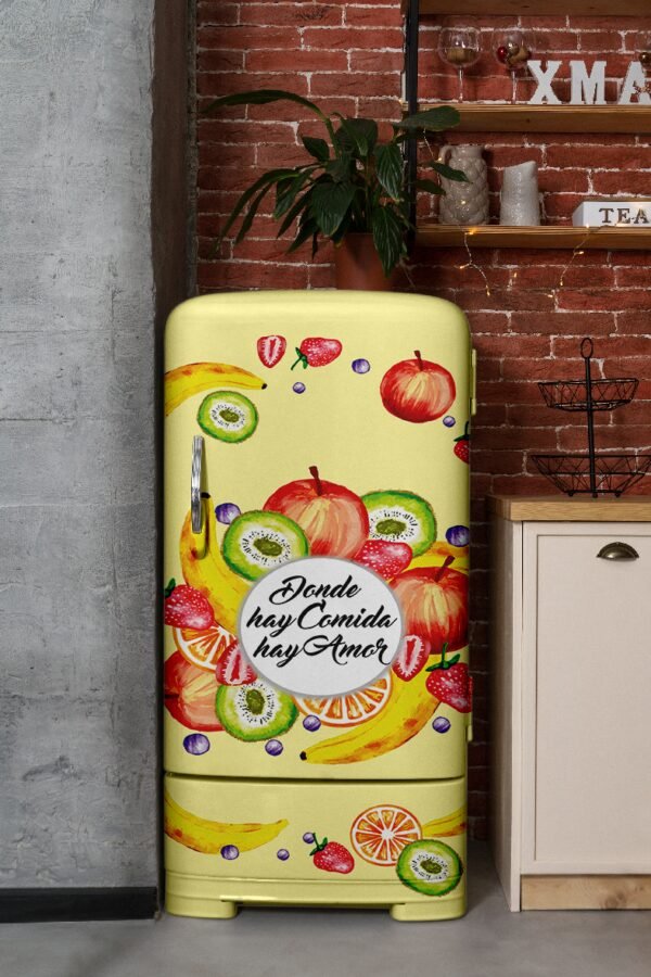 Vinilo Nevera Frutas 2