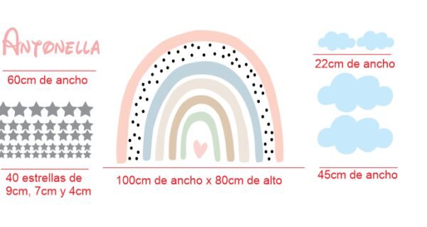 Arco Iris 3 (Nombre Personalizado)