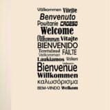 Bienvenido varios idiomas