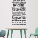 Bienvenido varios idiomas