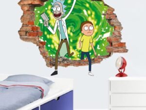 Pared Rota Rick y Morty