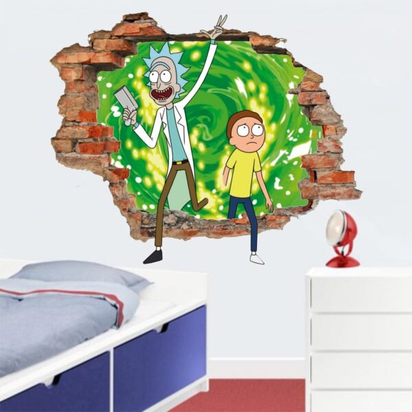 Pared Rota Rick y Morty