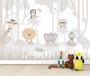 Mural Jungla Animada(Valor por M2)