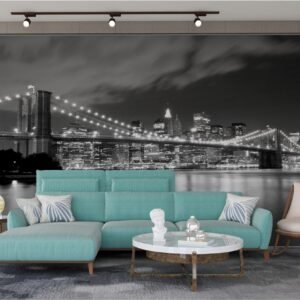 Mural New York puente de noche (valor por M2)