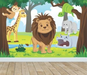 Mural Happy jungle (valor por M2)