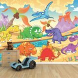 Mural Isla de Dinosaurios 1 (Valor M2)