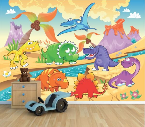 Mural Isla de Dinosaurios 1 (Valor M2)