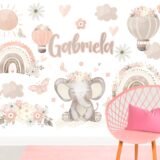 Mural Elefante tierno (Valor M2)