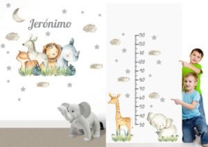 Combo de Vinilo + Medidor Safari Watercolor