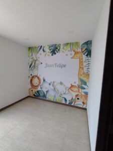 Mural Safari Watercolor(Valor por M2)