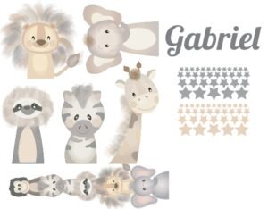 Combo de Vinilo + Medidor Jungla Animada