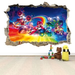Pared Rota Mario Bros A