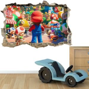 Pared Rota Mario Bros C