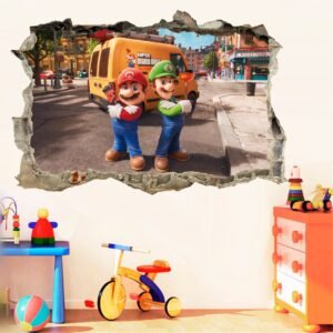 Pared Rota Mario Bros D