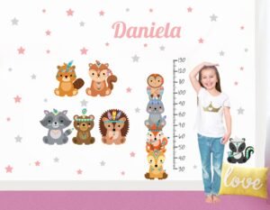 Combo de Vinilo + Medidor Woodland animals