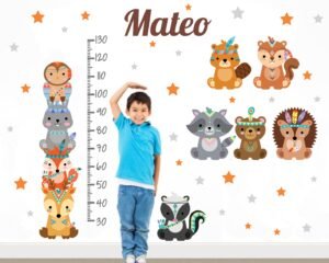 Combo de Vinilo + Medidor Woodland animals