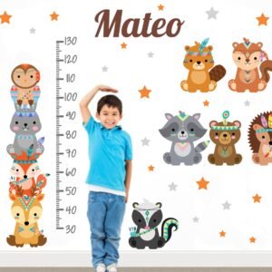 Combo de Vinilo + Medidor Woodland animals