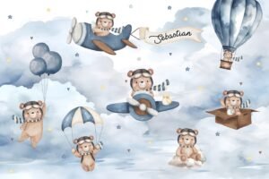 Mural Osos (Valor por M2)